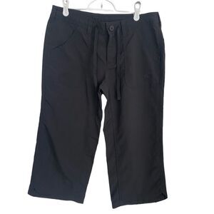 The NorthFace Horizon Betty Black‎ Relaxed Fit Crop Pants Sz 6 NWT
